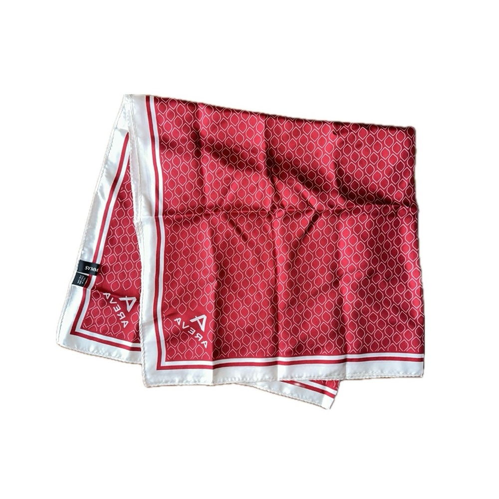 100% square silk scarf